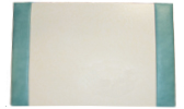 seafoam crocodile texture leather pad