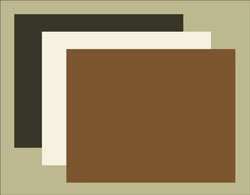 light green brown, white and black blotter paper
