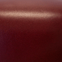 red Italian-style glazed leather with antique finish
