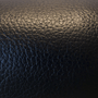 black pebble grain leather