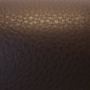 mocha-colored pebble texture leather