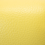 yellow pebble-grained leather