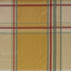 swatch of cream and honey colored plaid fabric